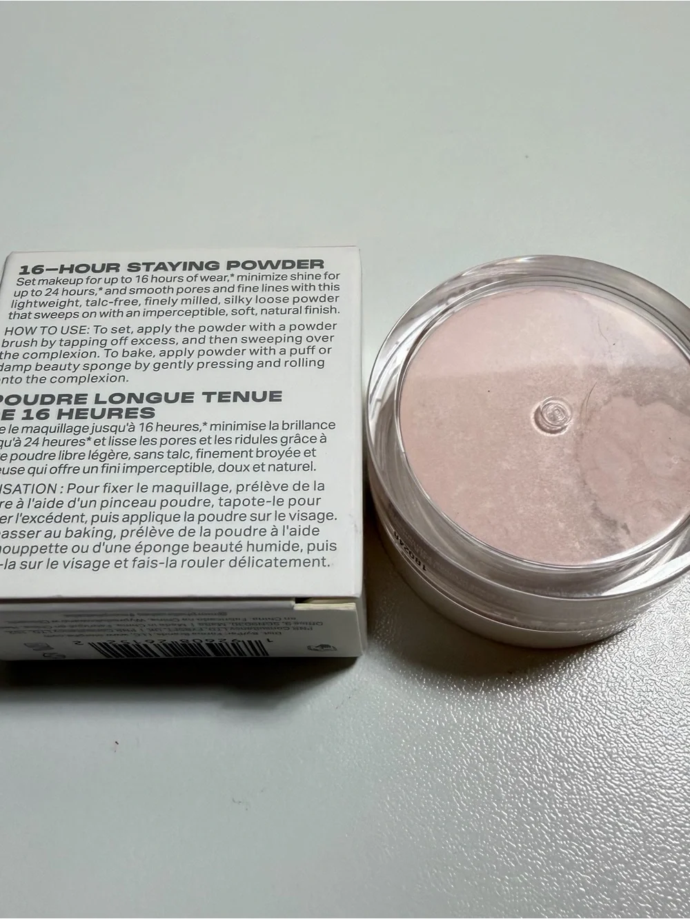 Morphe mini bake and set powder in brightening pink NeW